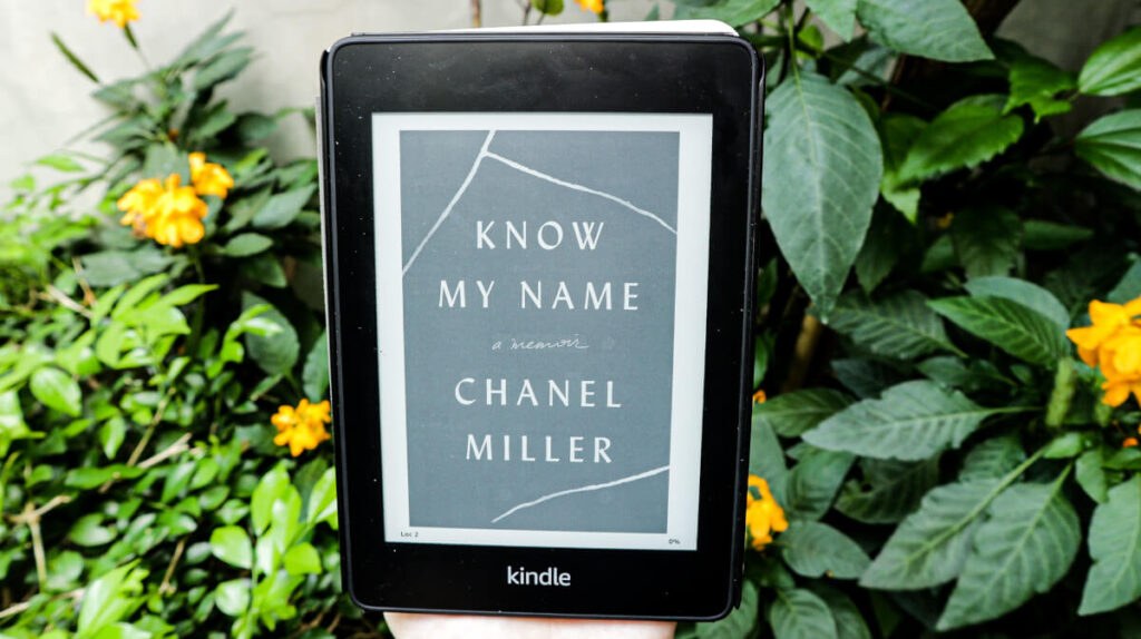 Know My Name cover on kindle